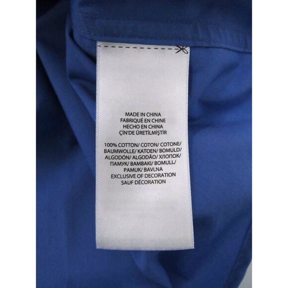 Polo Ralph Lauren Blue Poplin Shirt Men’s Large - Picture 14 of 16